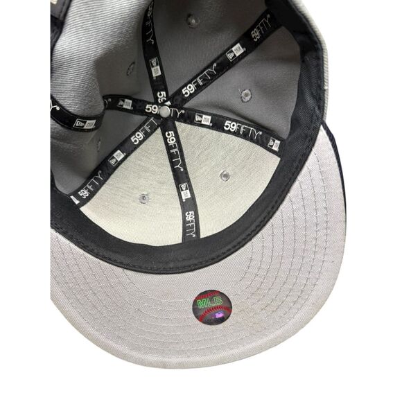 LA Angels Gray City Connect Remix 60th Anniversary Gray New Era 7 3/4 Fitted Hat - Picture 7 of 7